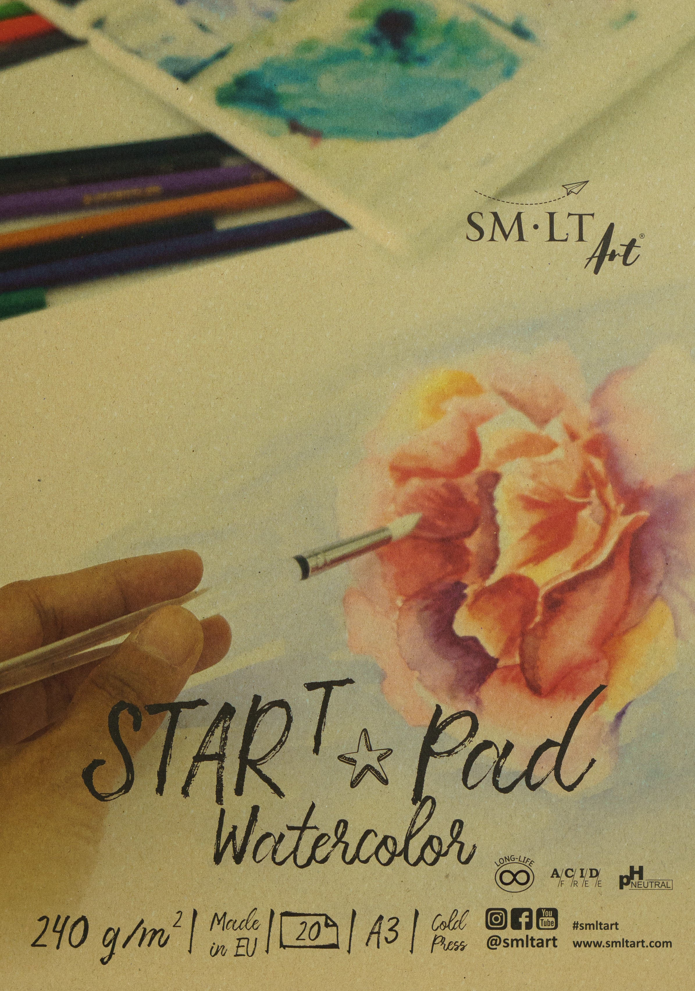 SM-LT STAR T Watercolor Pad - Blesket Canada
