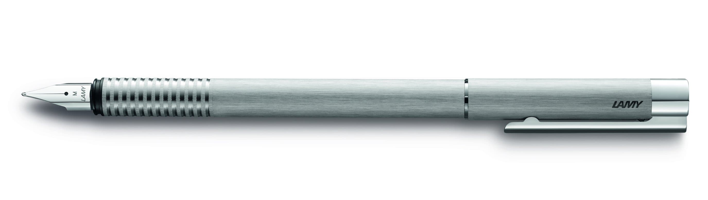 Lamy Logo Brushed Steel Fountain Pen