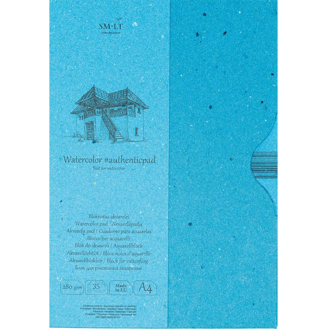SM-LT Watercolor pad Authentic in folder A4 - Blesket Canada