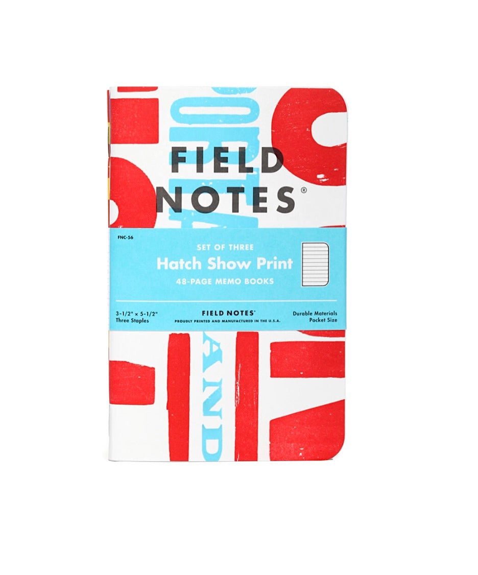 Field Notes Hatch Memo Notebook - 3 Pack