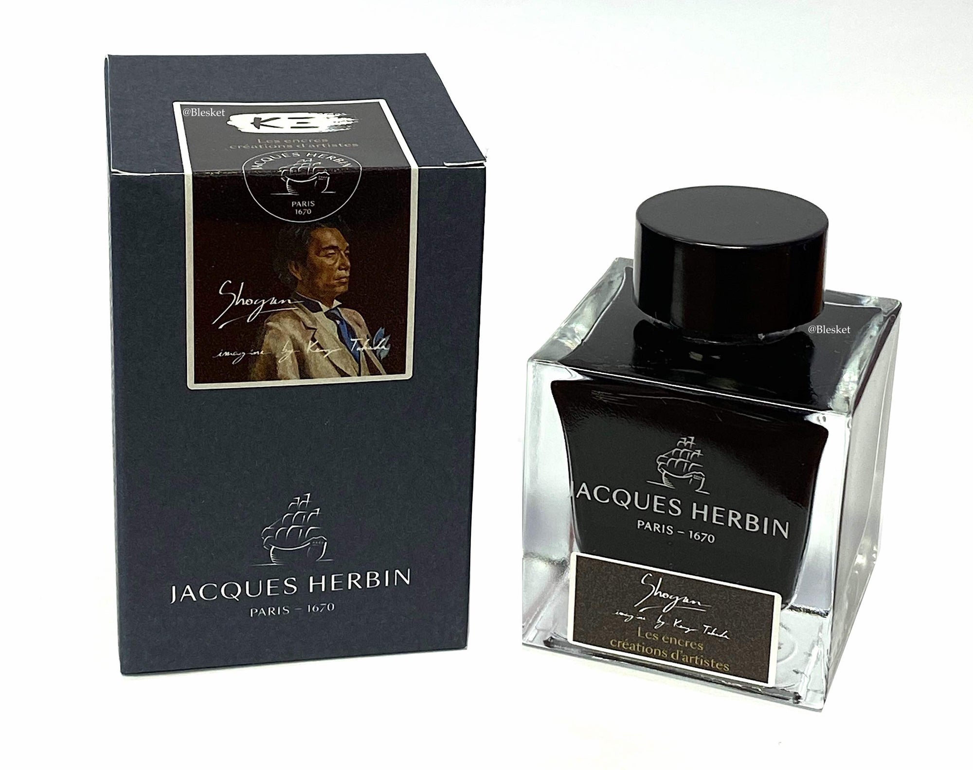 Jacques Herbin Prestige Ink - Shogun - by Kenzo Takada 50ml