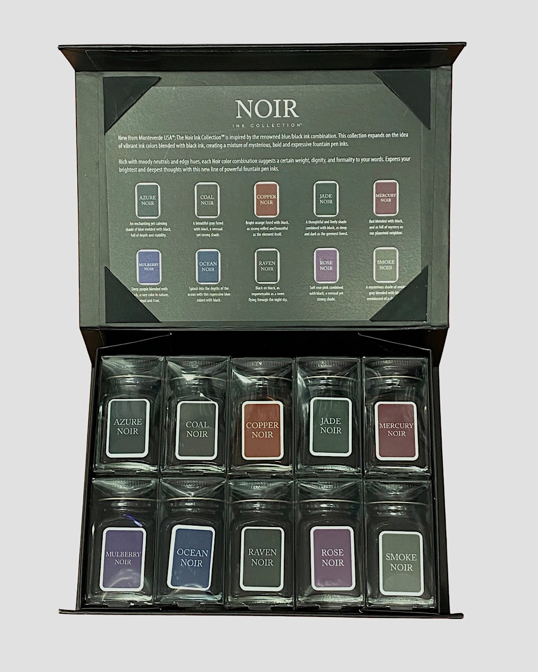 Monteverde Noir Ink Gift Set of 10 - Blesket Canada