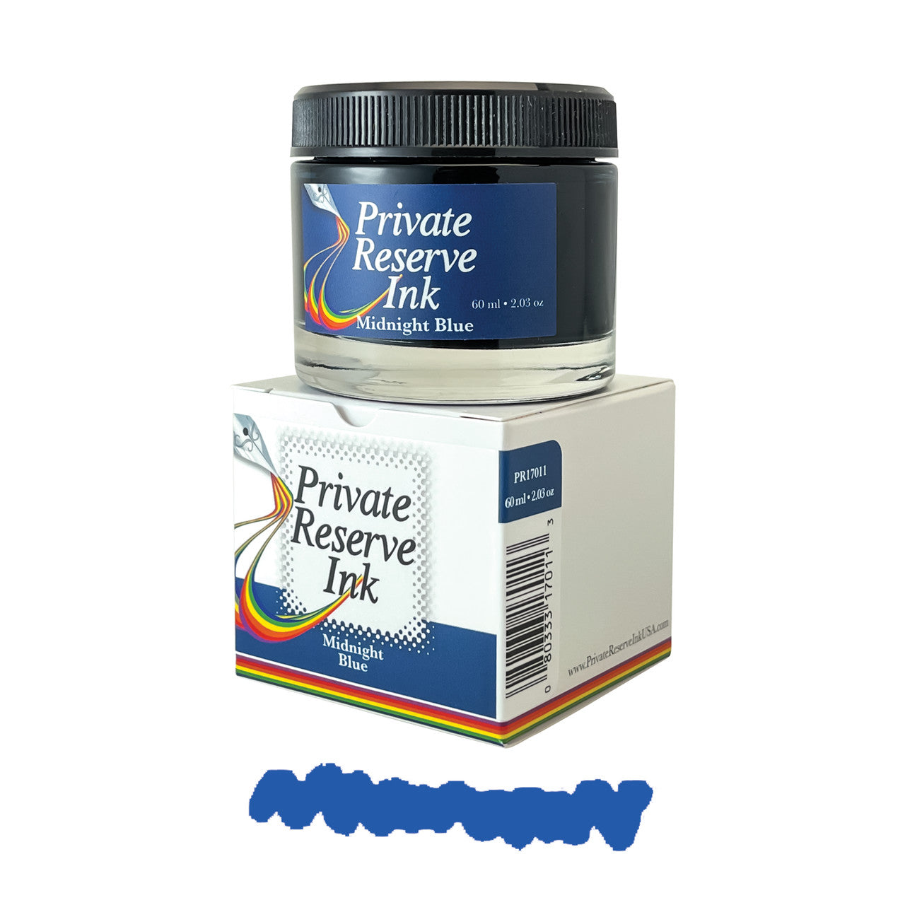Private Reserve Ink™ 60 ml ink bottle; Midnight Blue - Blesket Canada