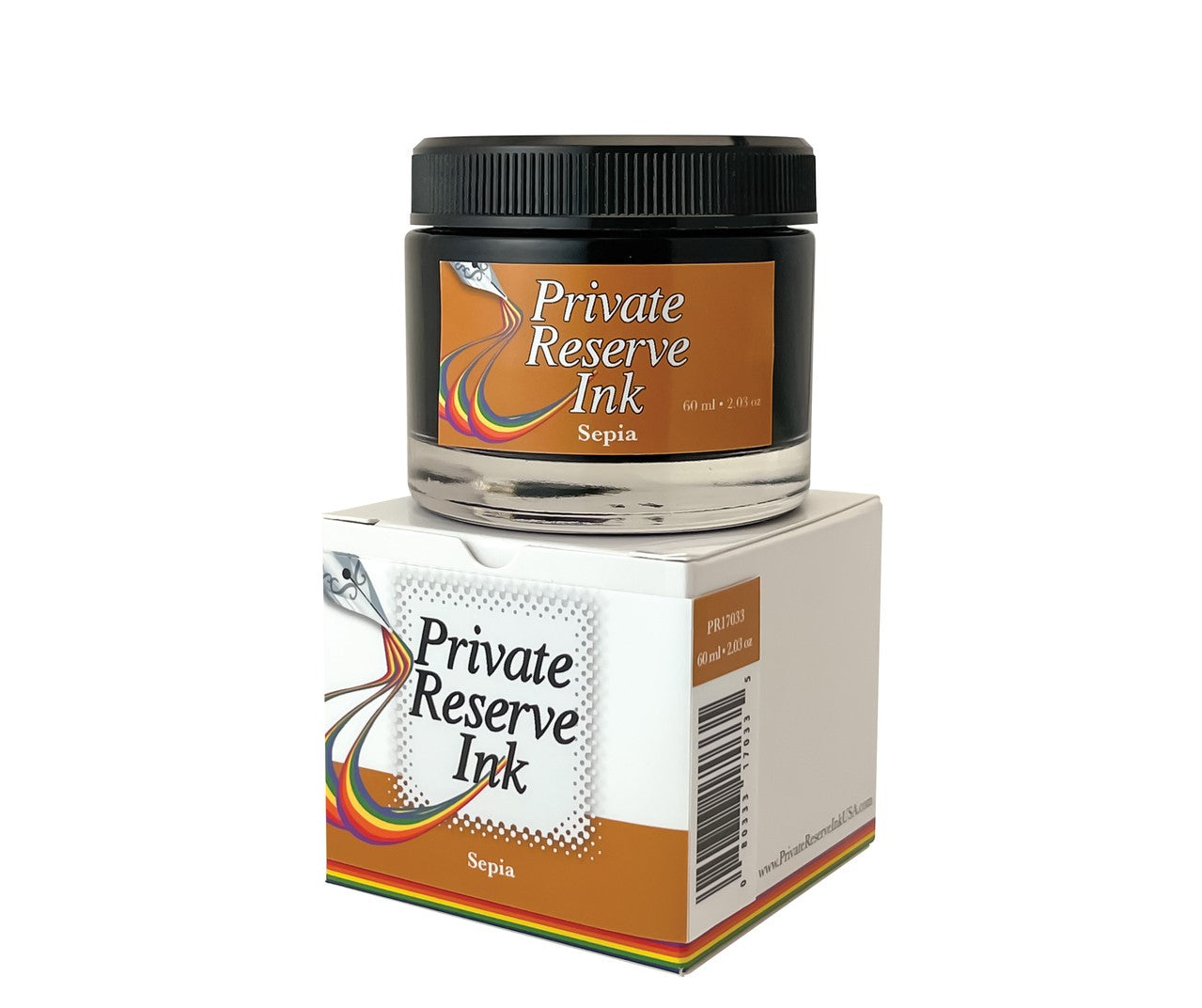 Private Reserve Inks 60ml Ink Bottle - Sepia - Blesket Canada