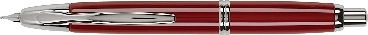 Pilot Vanishing Point Retractable Fountain Pen Red with Rhodium Trims