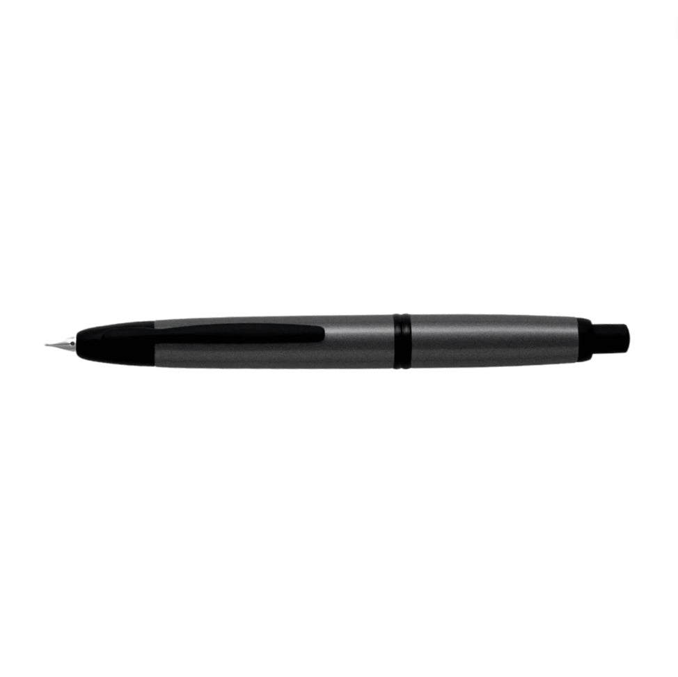Pilot Vanishing Point Capless Fountain Pen - Dark Grey with Black Trims - Blesket Canada