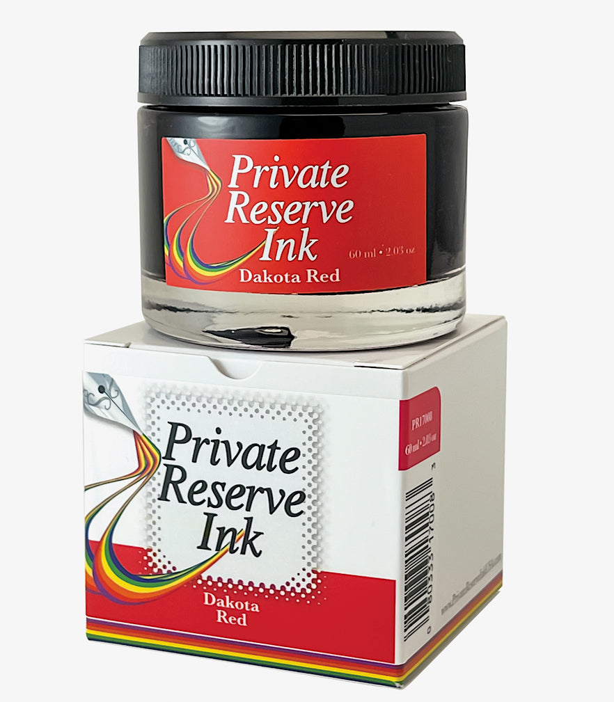 Private Reserve Inks 60ml Ink Bottle - Dakota Red - Blesket Canada