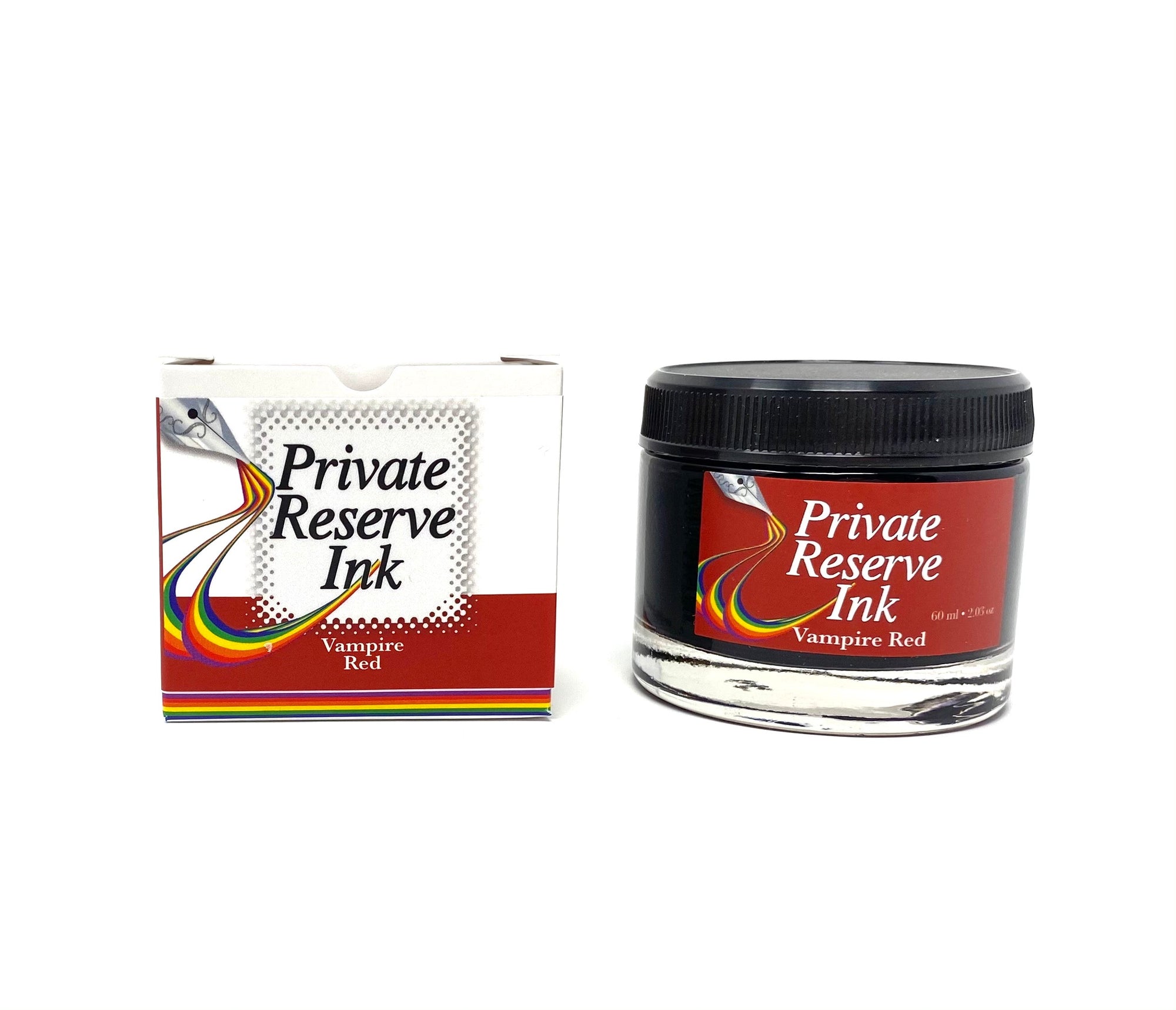 Private Reserve Inks 60ml Ink Bottle - Vampire Red - Blesket Canada