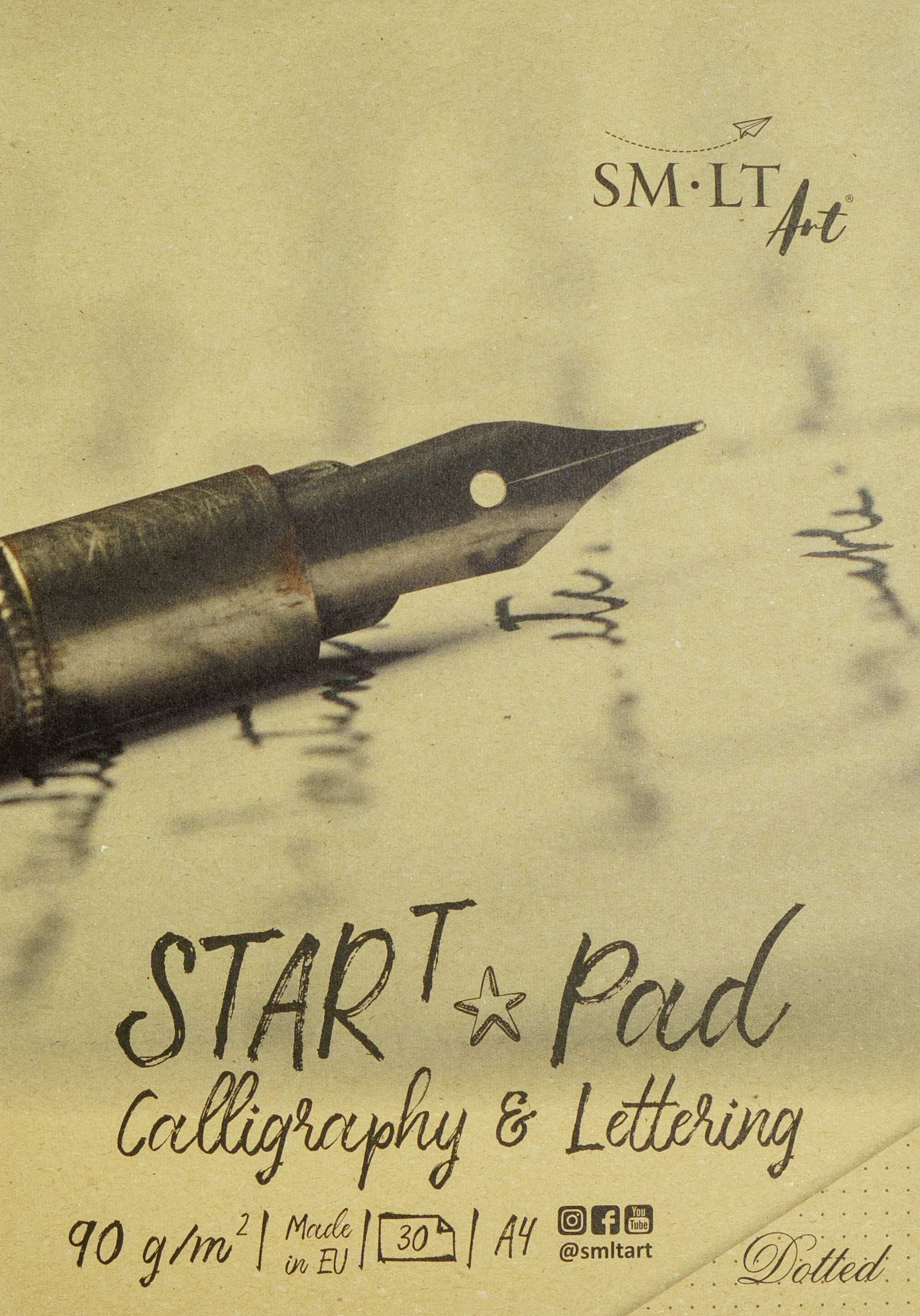 SM-LT Calligraphy & Lettering Pad Dotted - Blesket Canada