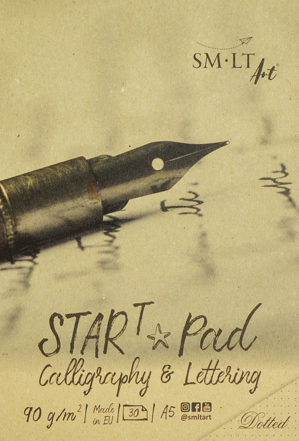 SM-LT Calligraphy & Lettering Pad Dotted - Blesket Canada