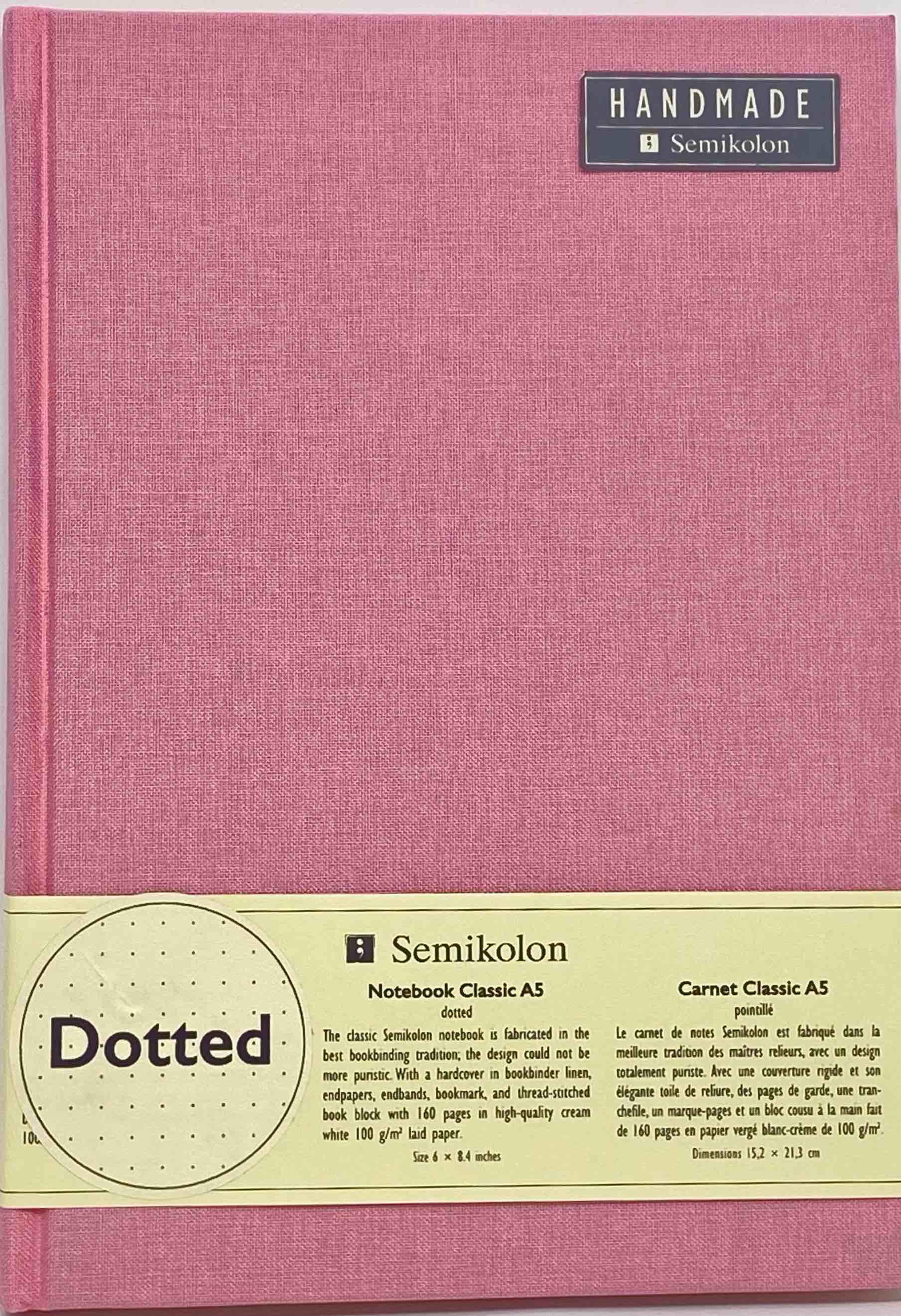 Semikolon Notebook Classic A5 Dotted Flamingo