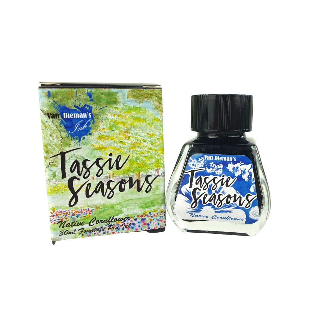 Van Dieman's Tassie Season's 30ml Ink Bottle - Native Cornflower (Spring) - Blesket Canada