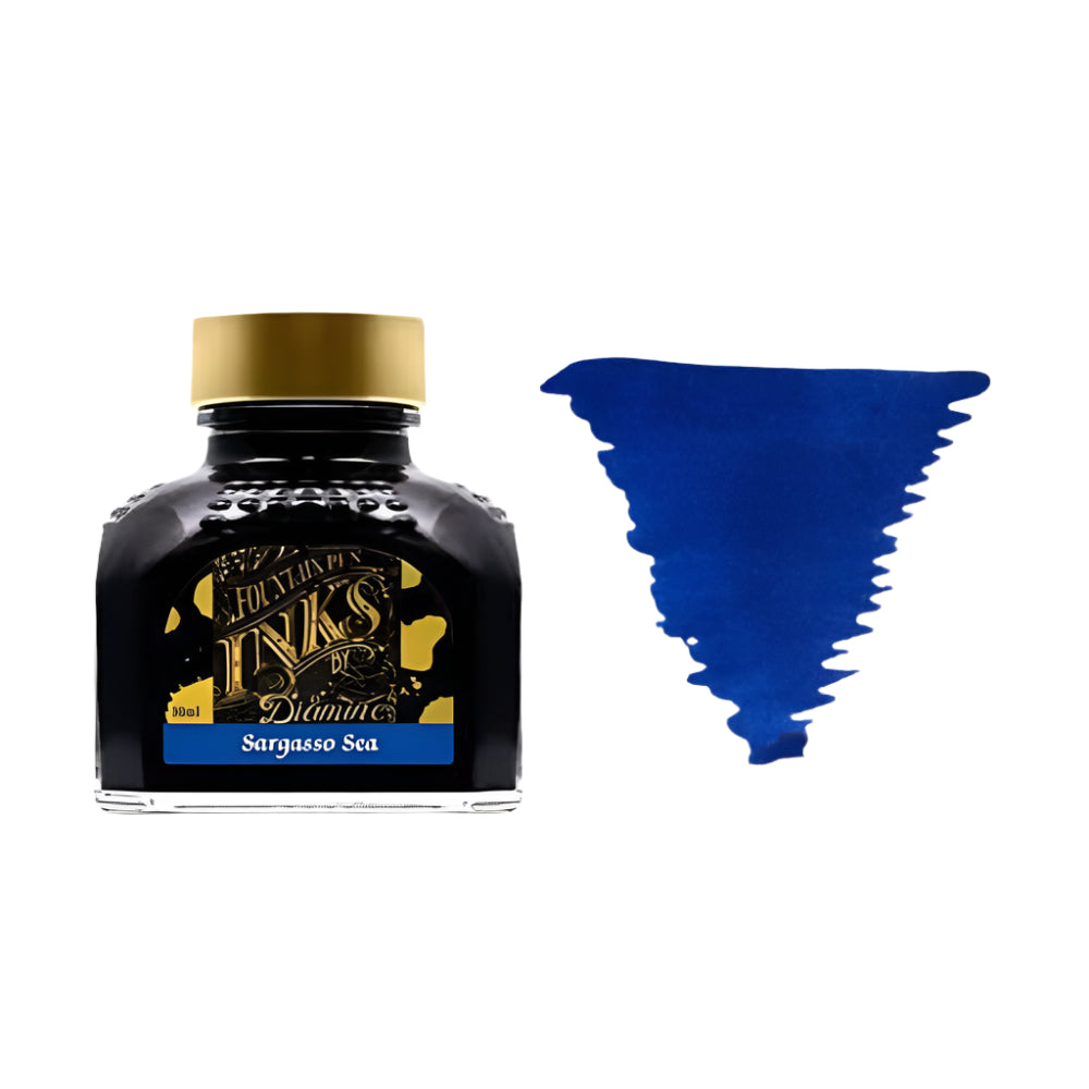 Diamine Inks 80ml Ink Bottle - Sargasso Sea - Blesket Canada
