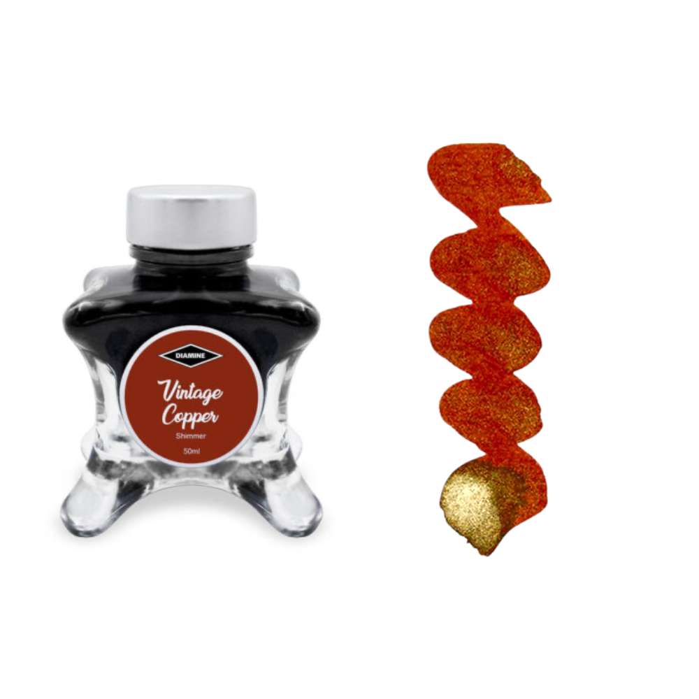 Diamine Inks 50ml Invkent (Red Edition) - Vintage Copper - Blesket Canada