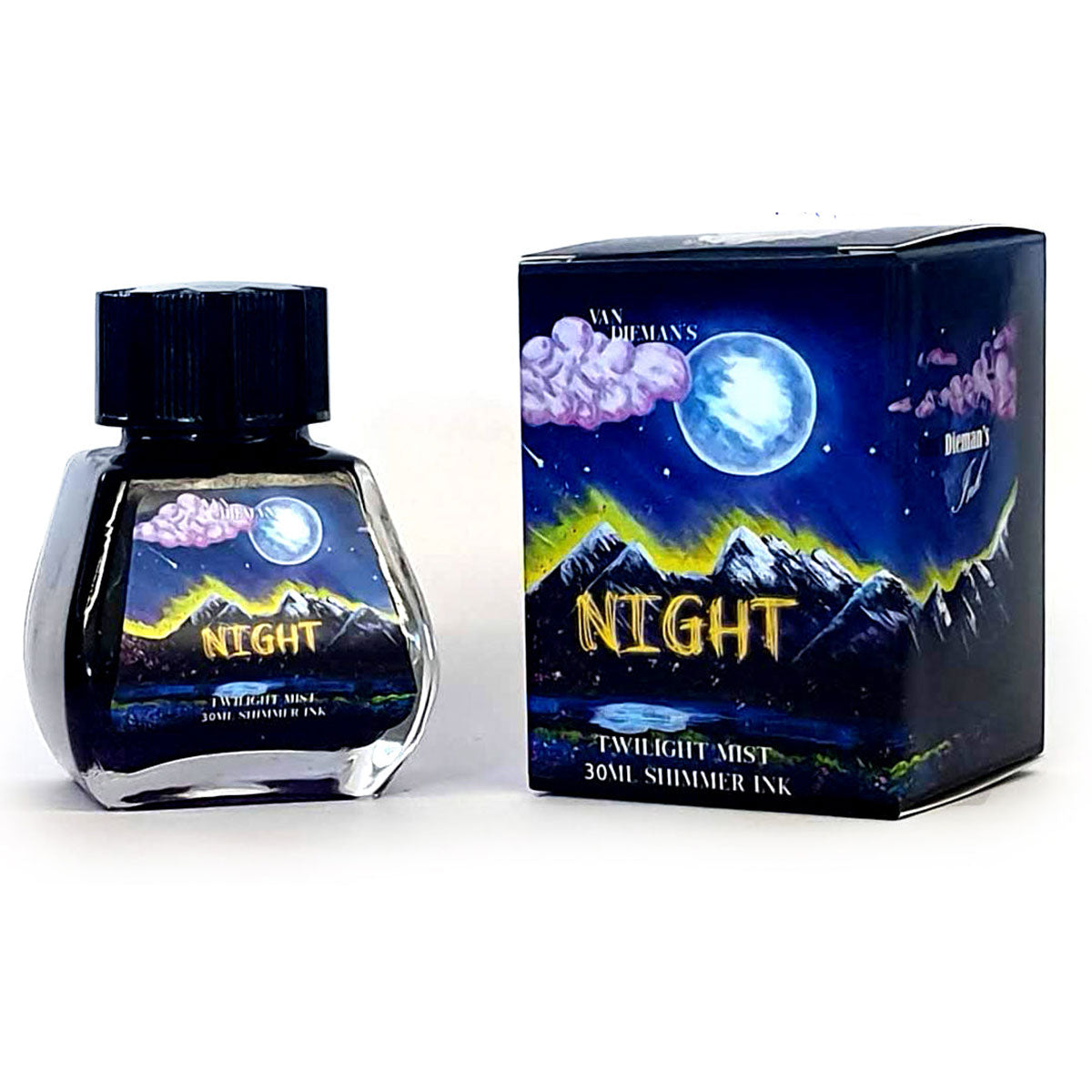 Van Diamen's 30ml Ink Bottle - Twilight Mist (Shimmering) - Blesket Canada