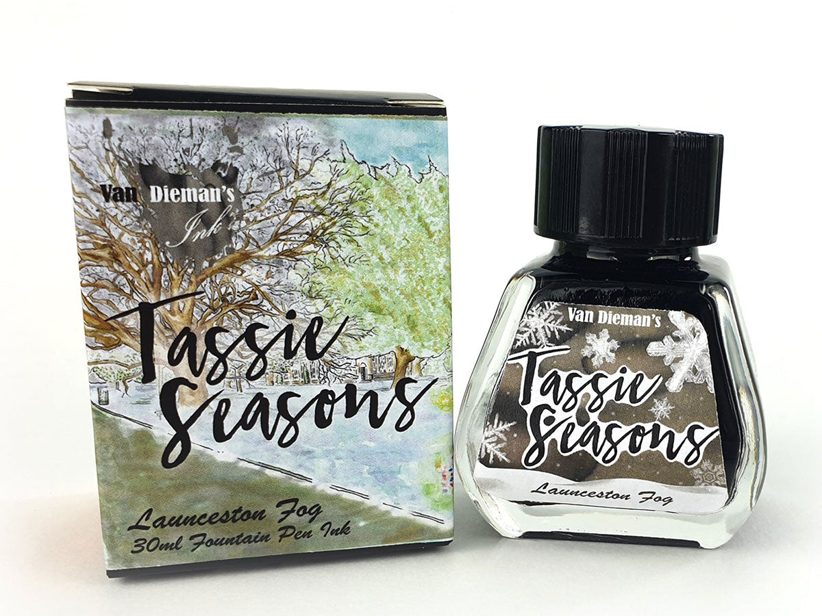 Van Diamen's Tassie Seasons (Summer) 30ml Ink Bottle - Launceston Fog - Blesket Canada