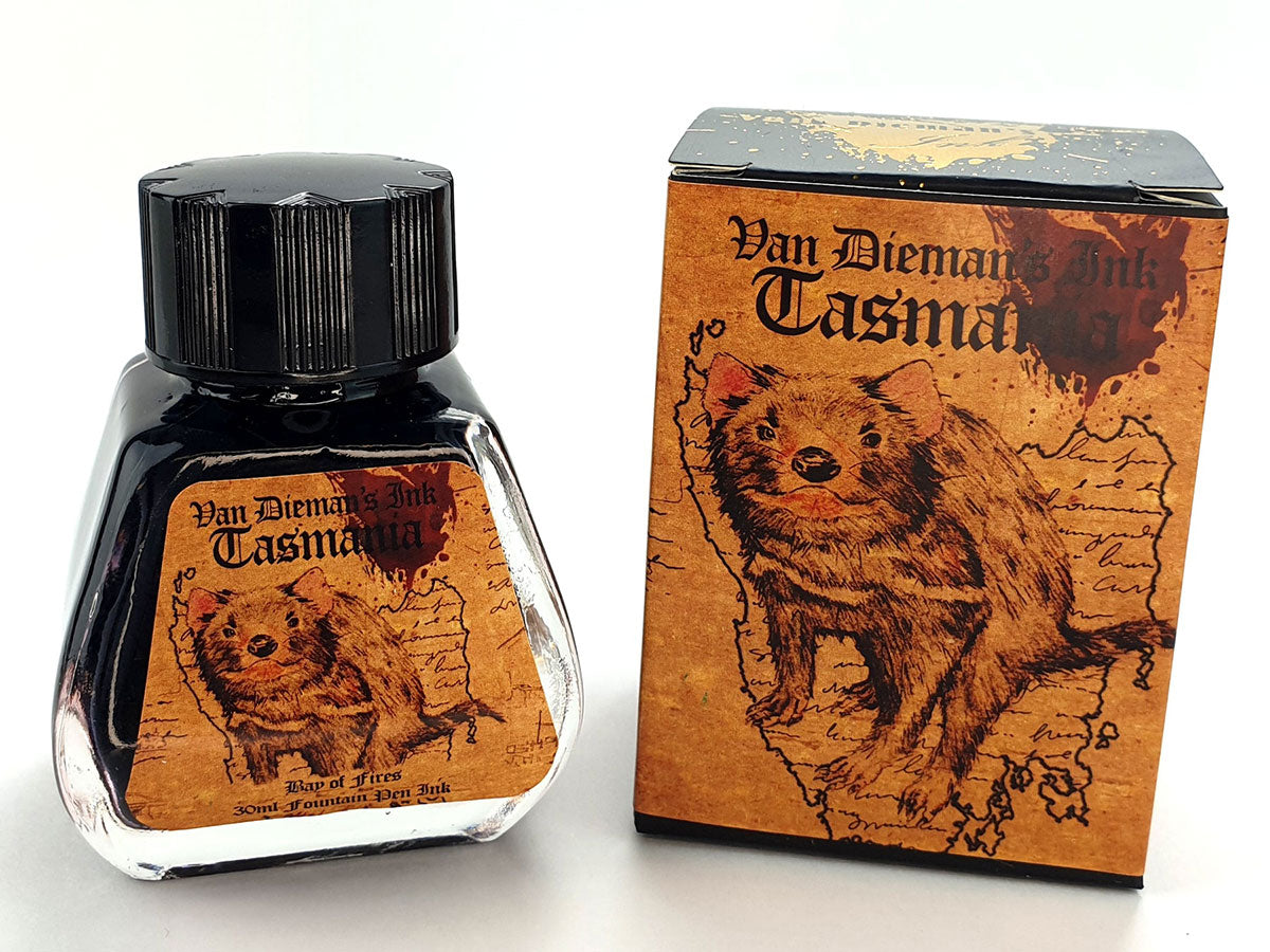 Van Diamen's Tassie Tasmania 30ml Ink Bottle - Bay of Fires - Blesket Canada