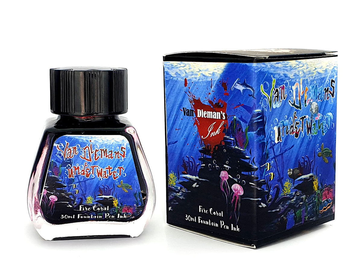 Van Diamen's Underwater 30ml Ink Bottle - Fire Coral - Blesket Canada