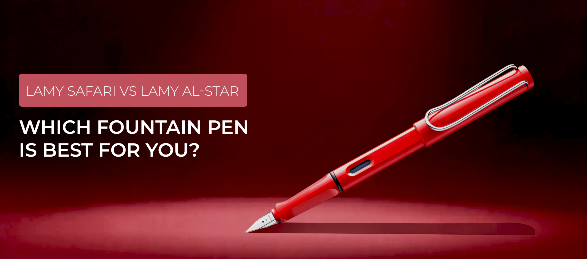 Lamy Safari and Lamy Als star fountain pens