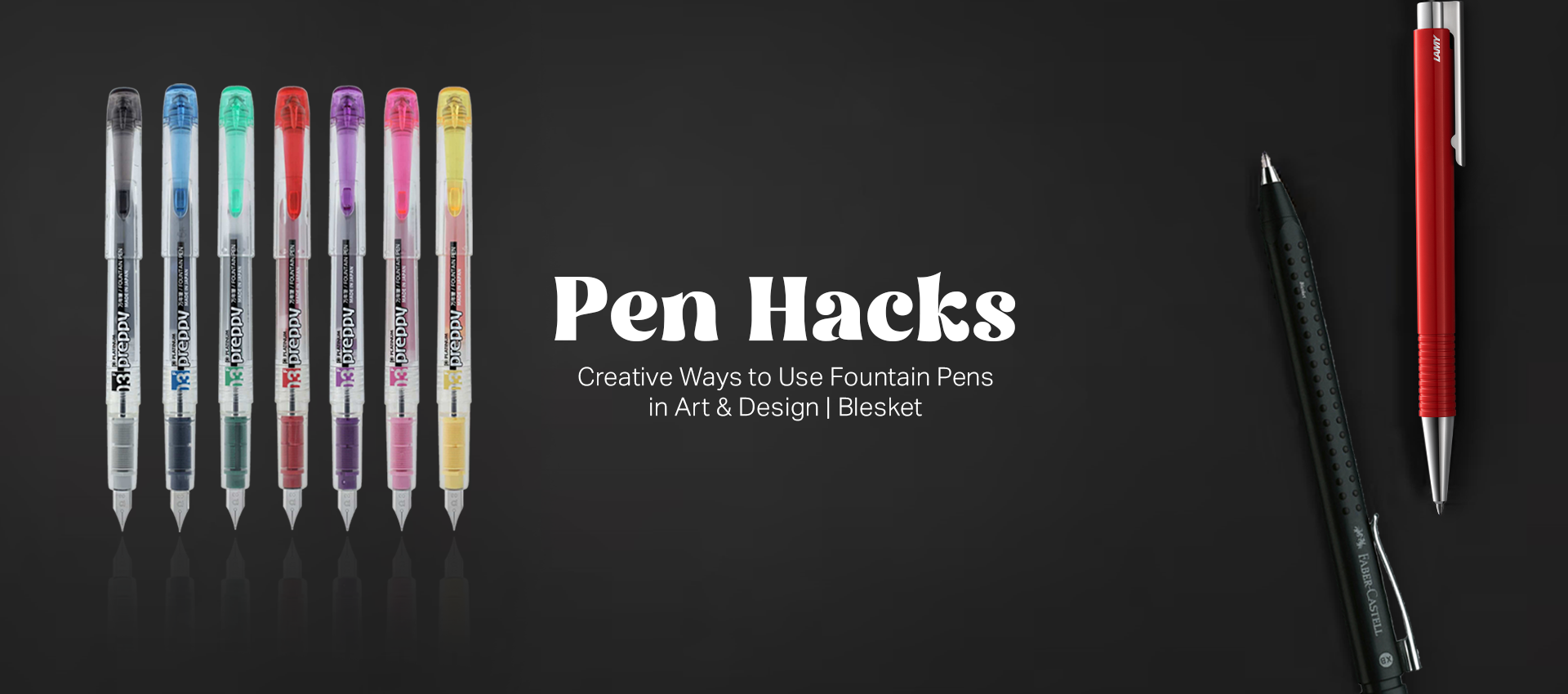 Pen Hacks: Unexpected Uses for Fountain Pens in Art & Design