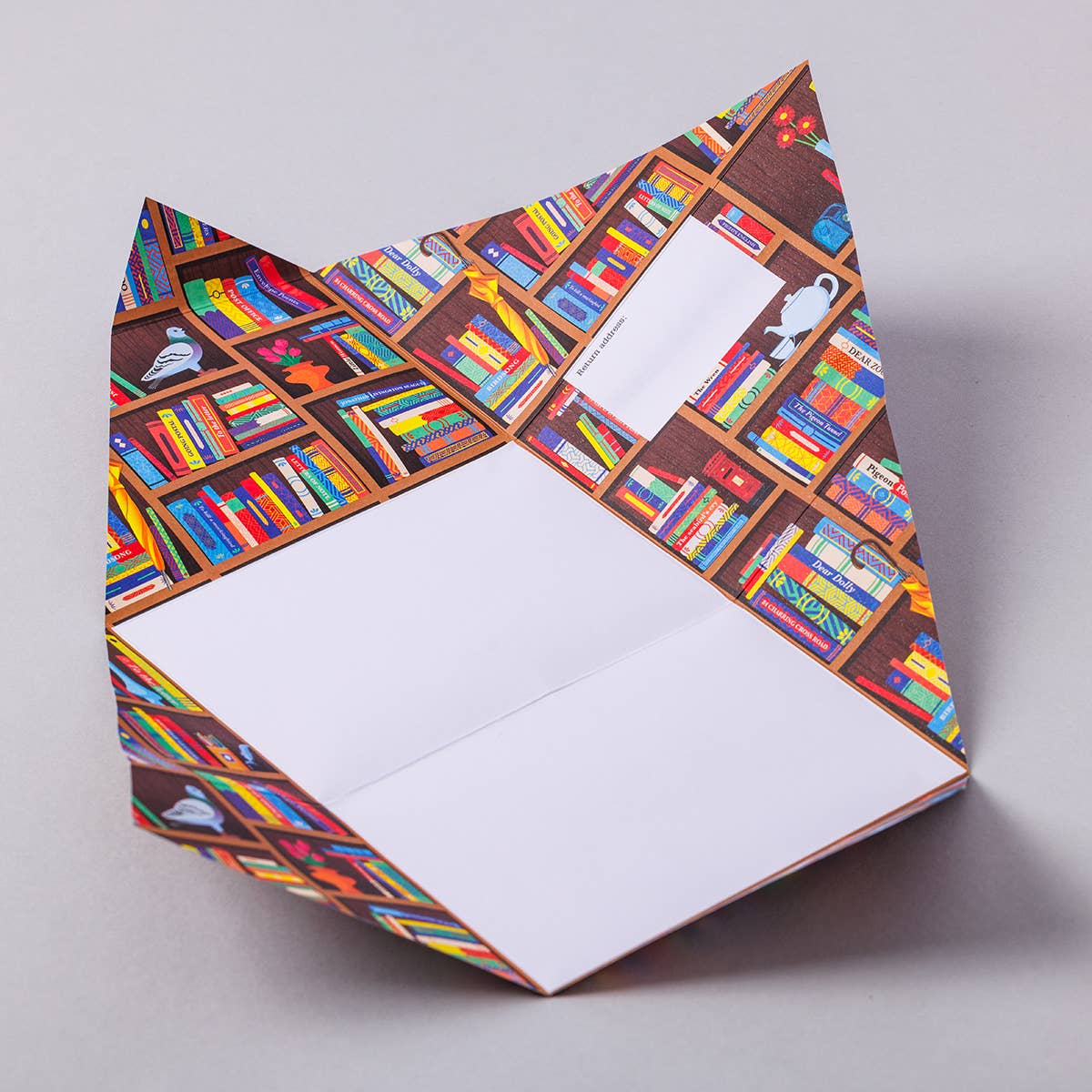 Bookstore Pigeon, Folding Stationery Letter Pack, Pack of 6 - Blesket Canada