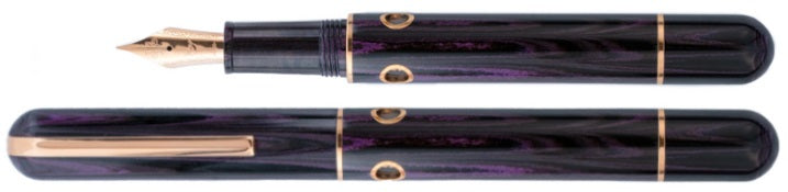 Nahvalur Nautilus Stylophora Berry Ebonite Fountain Pen - Blesket Canada