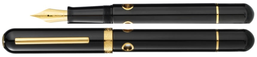 Nahvalur Nautilus Cephalopod Gold Ebonite Fountain Pen - Blesket Canada