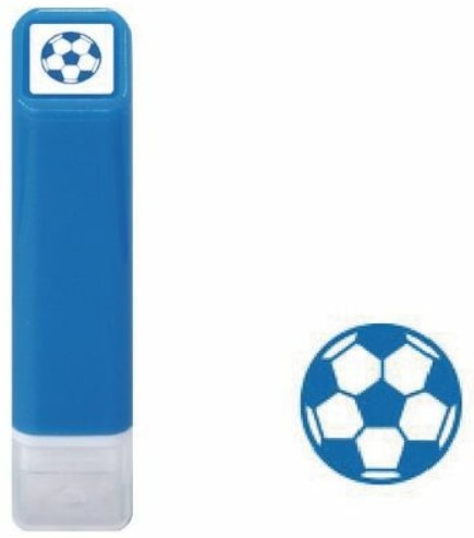 Kodomo No Kao Pre-Inked Schedule Stamp - Soccer Ball - Blesket Canada