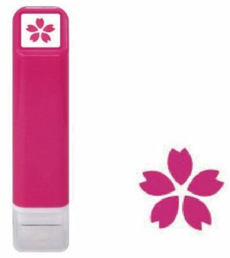 Kodomo No Kao Pre-Inked Schedule Stamp - Sakura (Red) - Blesket Canada