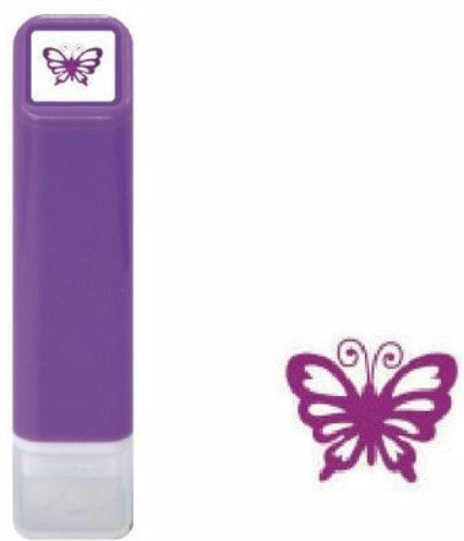 Kodomo No Kao Pre-Inked Schedule Stamp - Butterfly (Purple) - Blesket Canada