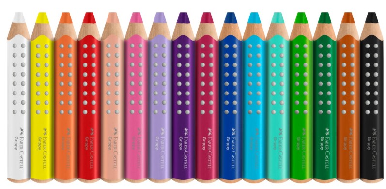 Faber-Castell Grippy 3-in-1 Jumbo Colour Pencil – Individual Colour - Blesket Canada