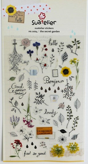 Suatelier Design Stickers – The Secret Garden - Blesket Canada