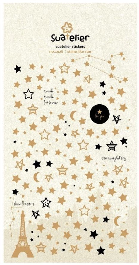 Suatelier Design Stickers – Shine Like Star - Blesket Canada