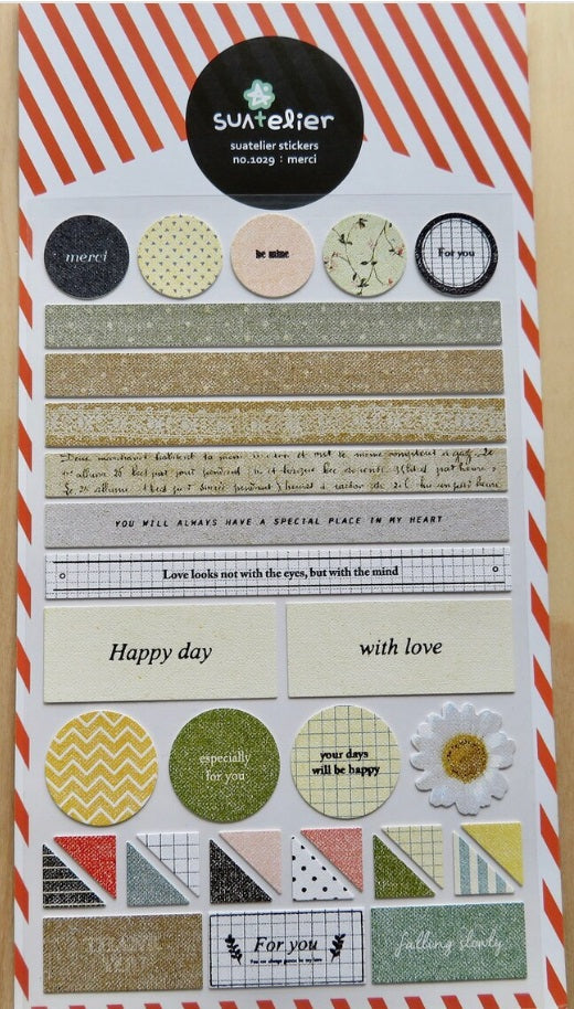 Suatelier Design Stickers – Merci - Blesket Canada