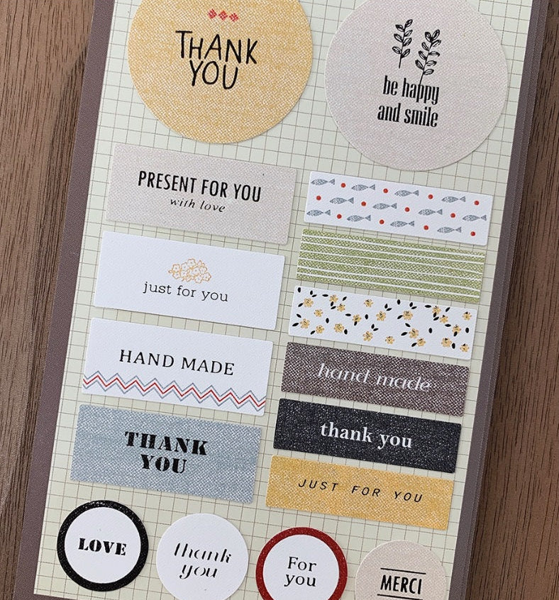 Suatelier Design Stickers – Thank You - Blesket Canada