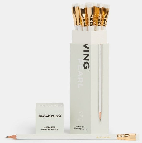 Blackwing Pearl Pencil 12 Pack Set - White - Blesket Canada