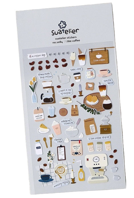 Suatelier Design Stickers – I Like Coffee - Blesket Canada