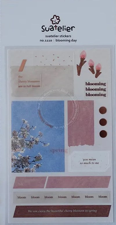 Suatelier Design Stickers – Blooming Day - Blesket Canada