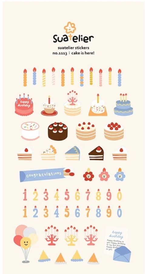 Suatelier Design Stickers – Cake Is Here! - Blesket Canada