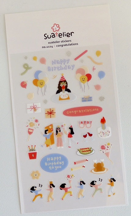 Suatelier Design Stickers – Congratulations - Blesket Canada