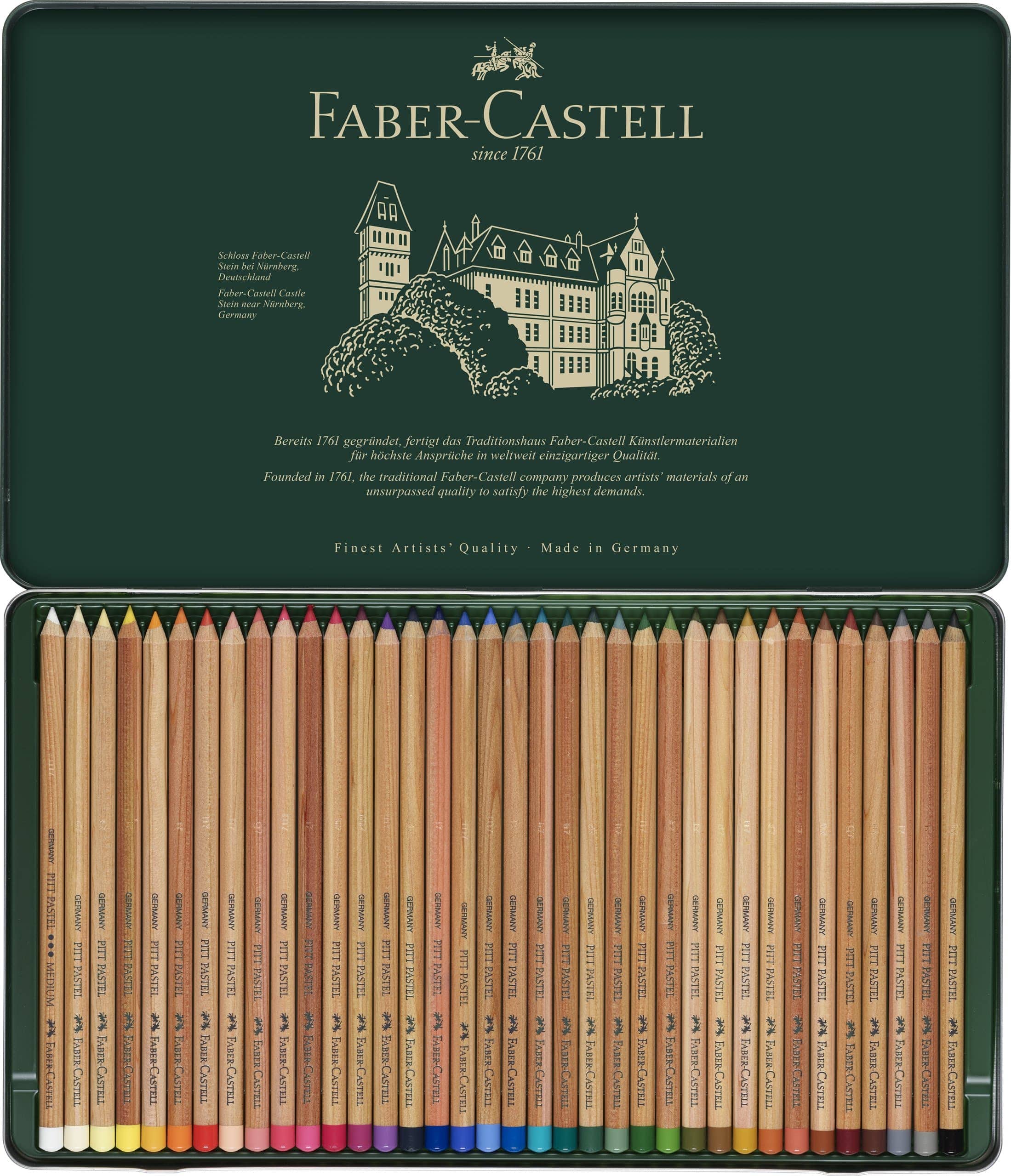 Colour Pencil Pitt Pastel Tin of 36 - Blesket Canada