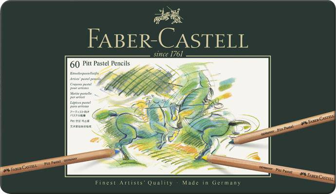 Faber-castell Pitt Pastel pencils Tin of 60 - Blesket Canada