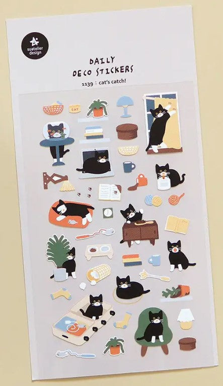 Suatelier Design Stickers – Cat's Catch! - Blesket Canada