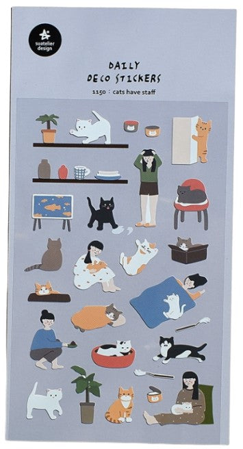 Suatelier Design Stickers – Cats Have Staff - Blesket Canada