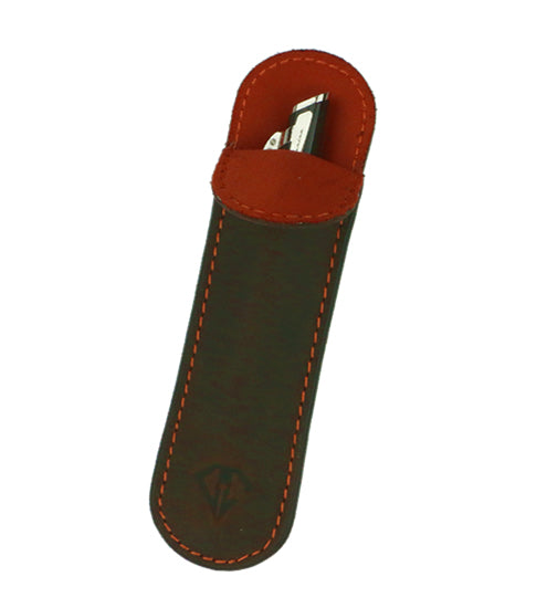 Dee Charles Single Pen Cases - Rawhide Orange - Blesket Canada