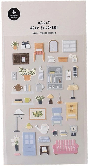 Suatelier Design Stickers – Vintage House - Blesket Canada