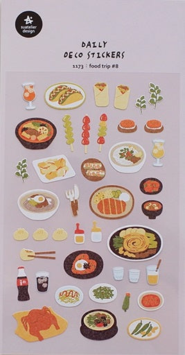 Suatelier Design Stickers – Food Trip #8 - Blesket Canada