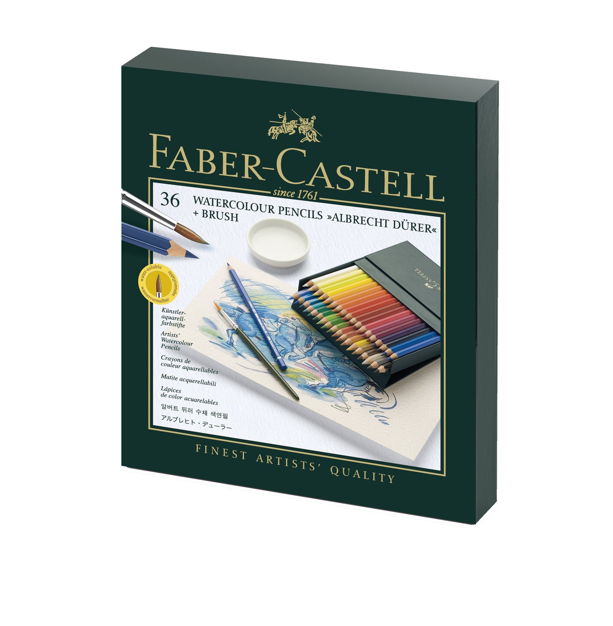 Faber-castell Watercolour pencil Albrecht Dürer Studio box of 36 - Blesket Canada