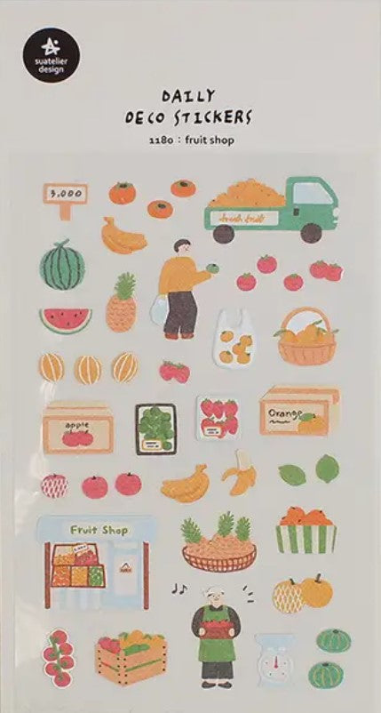 Suatelier Design Stickers – Fruit Shop - Blesket Canada