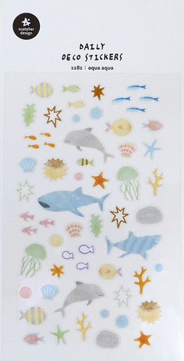 Suatelier Design Stickers – Aqua Aqua - Blesket Canada
